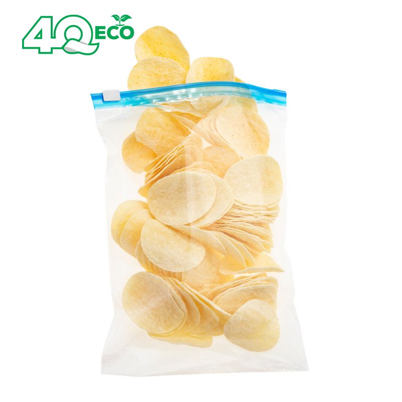 Túi zip bấm miệng đựng snack